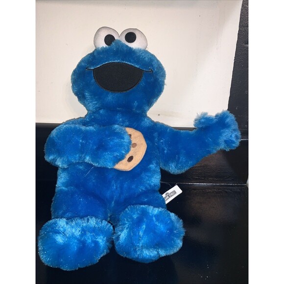 Used Sesame Street Cookie Monster  Plush Blue Soft Toy 13 Inches Tall - Picture 10 of 10